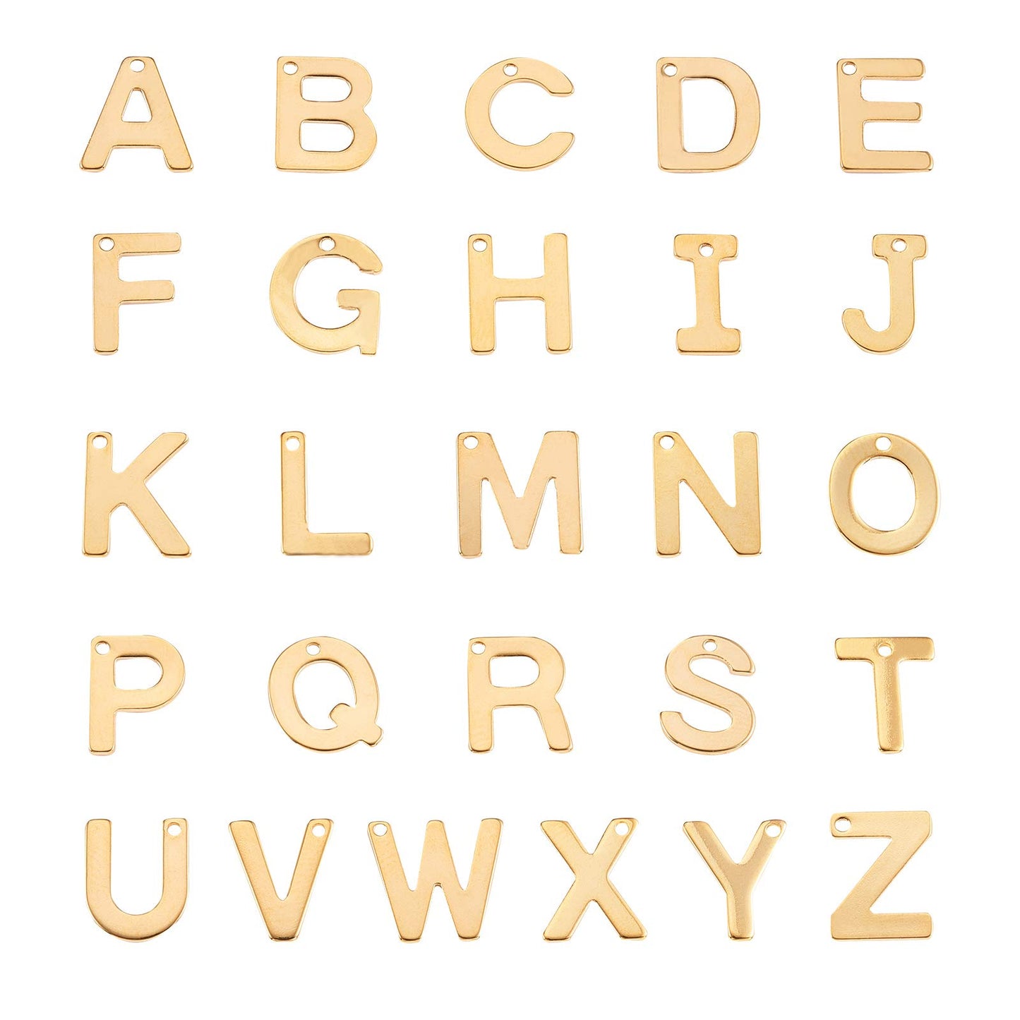 Gold initials