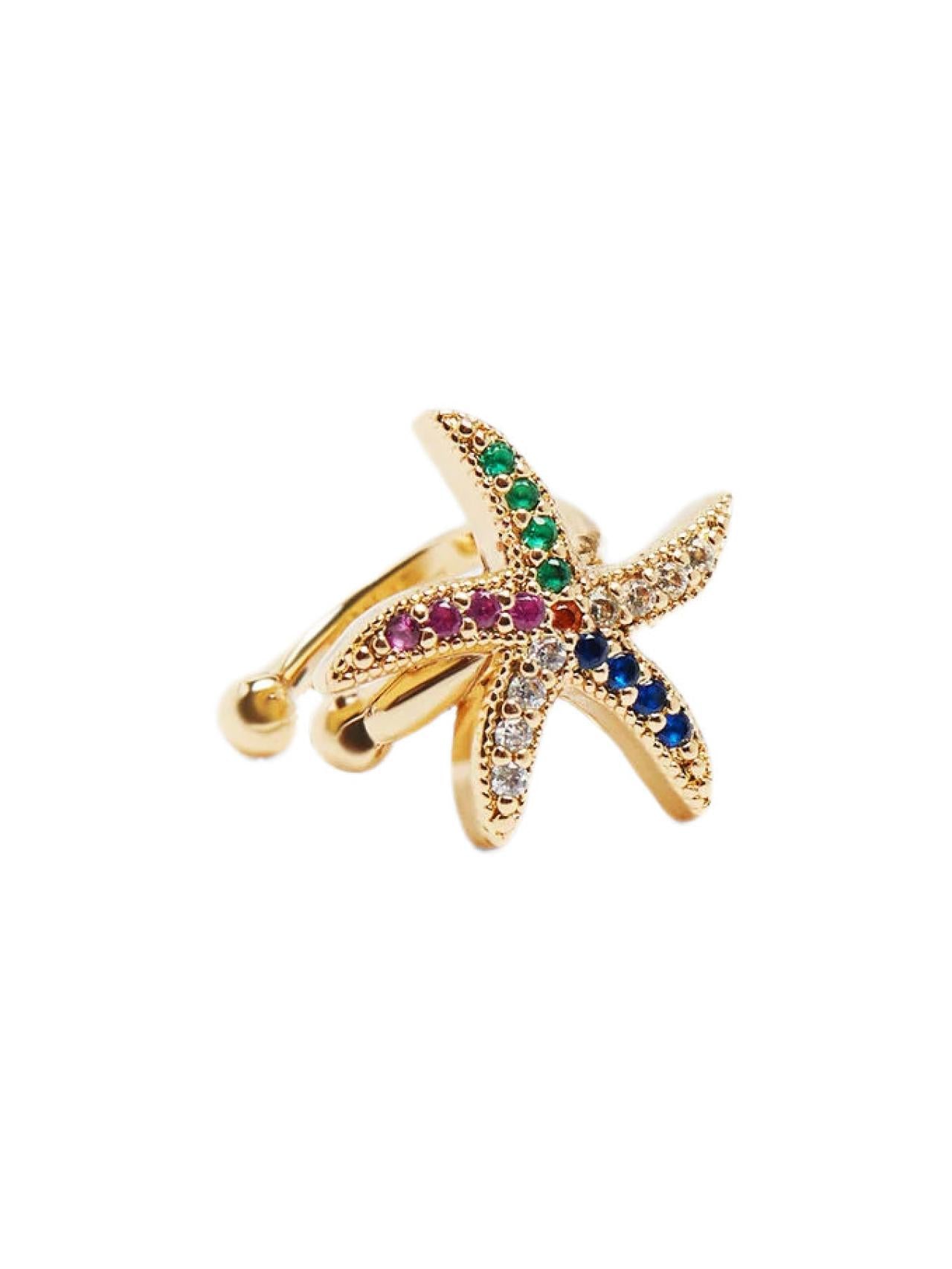 starfish earcuff