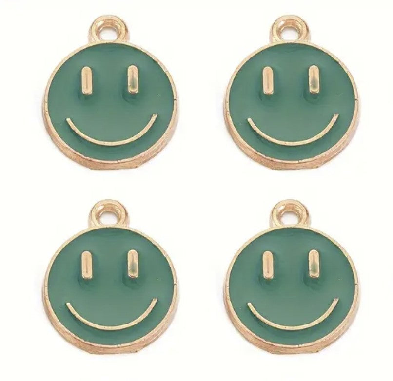 Green happy face