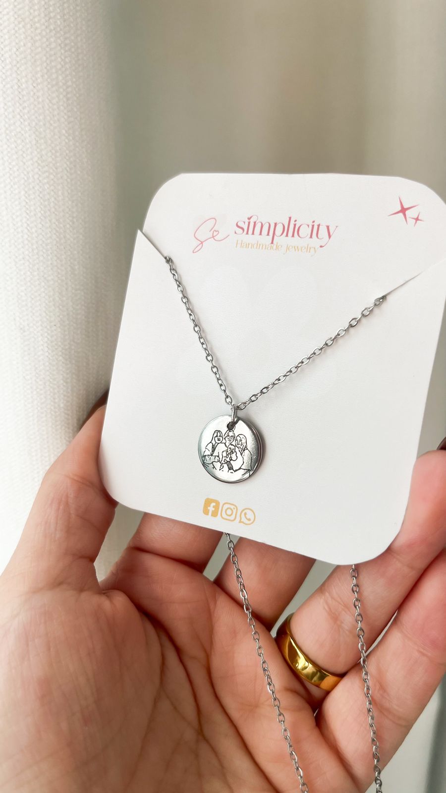 Collar personalizado redondo