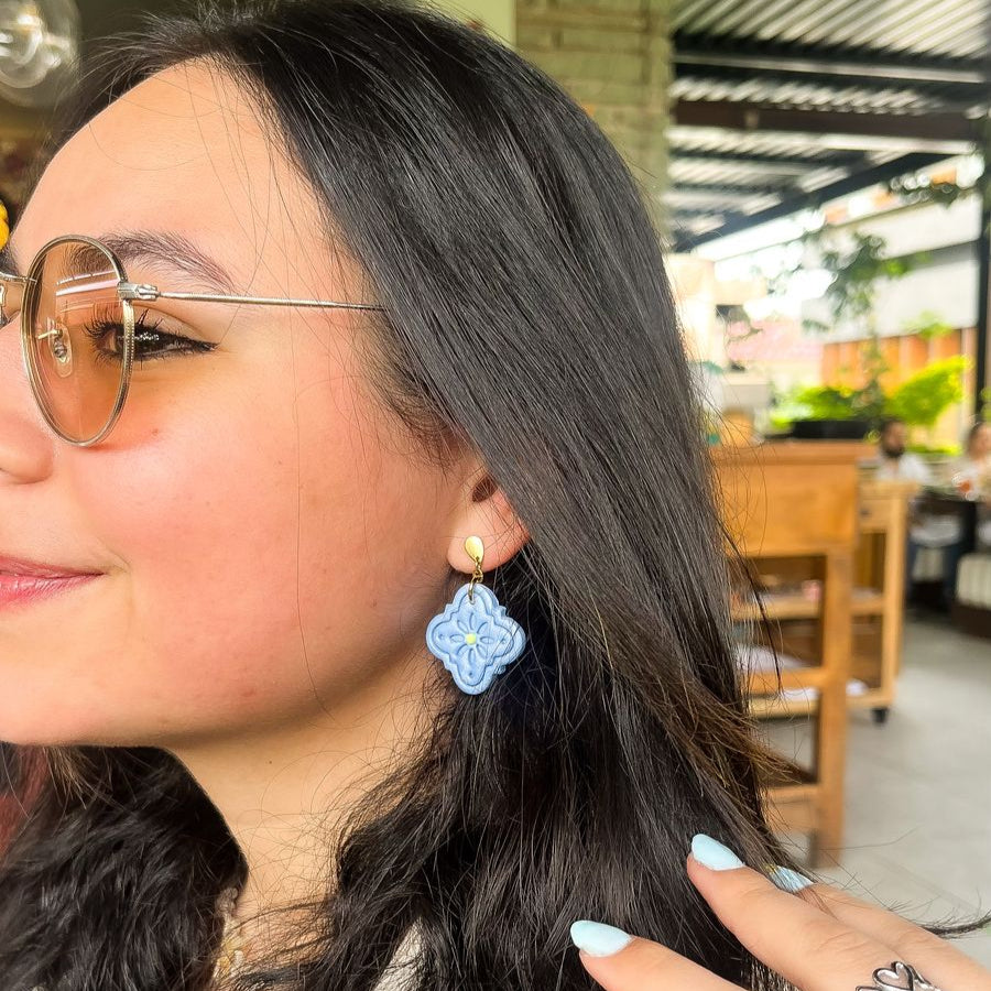 Maiolica earrings 🍋