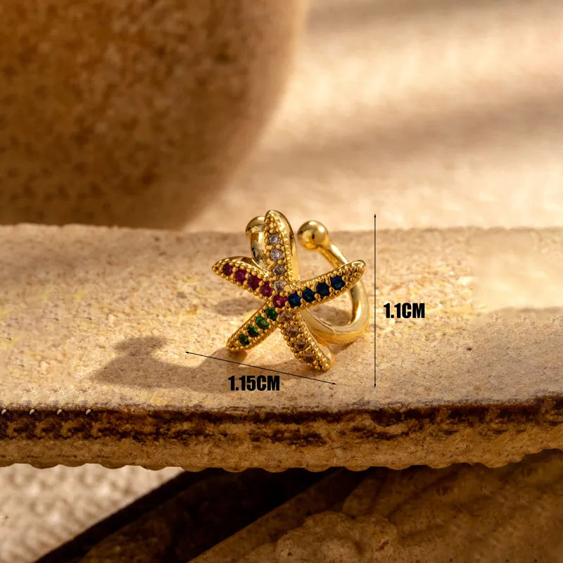 starfish earcuff