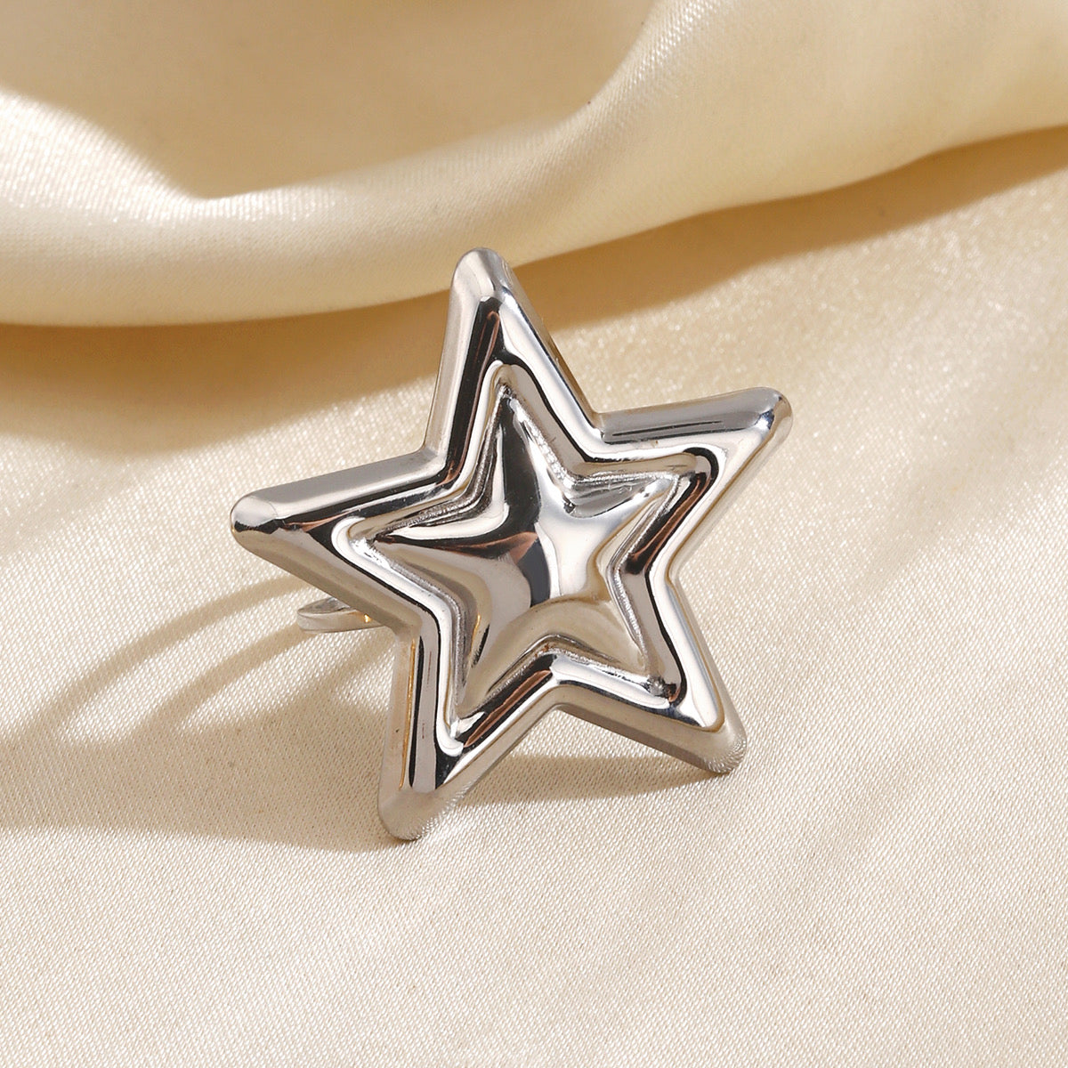 Anillo chunky star