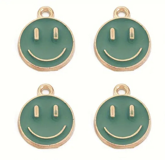 Green happy face