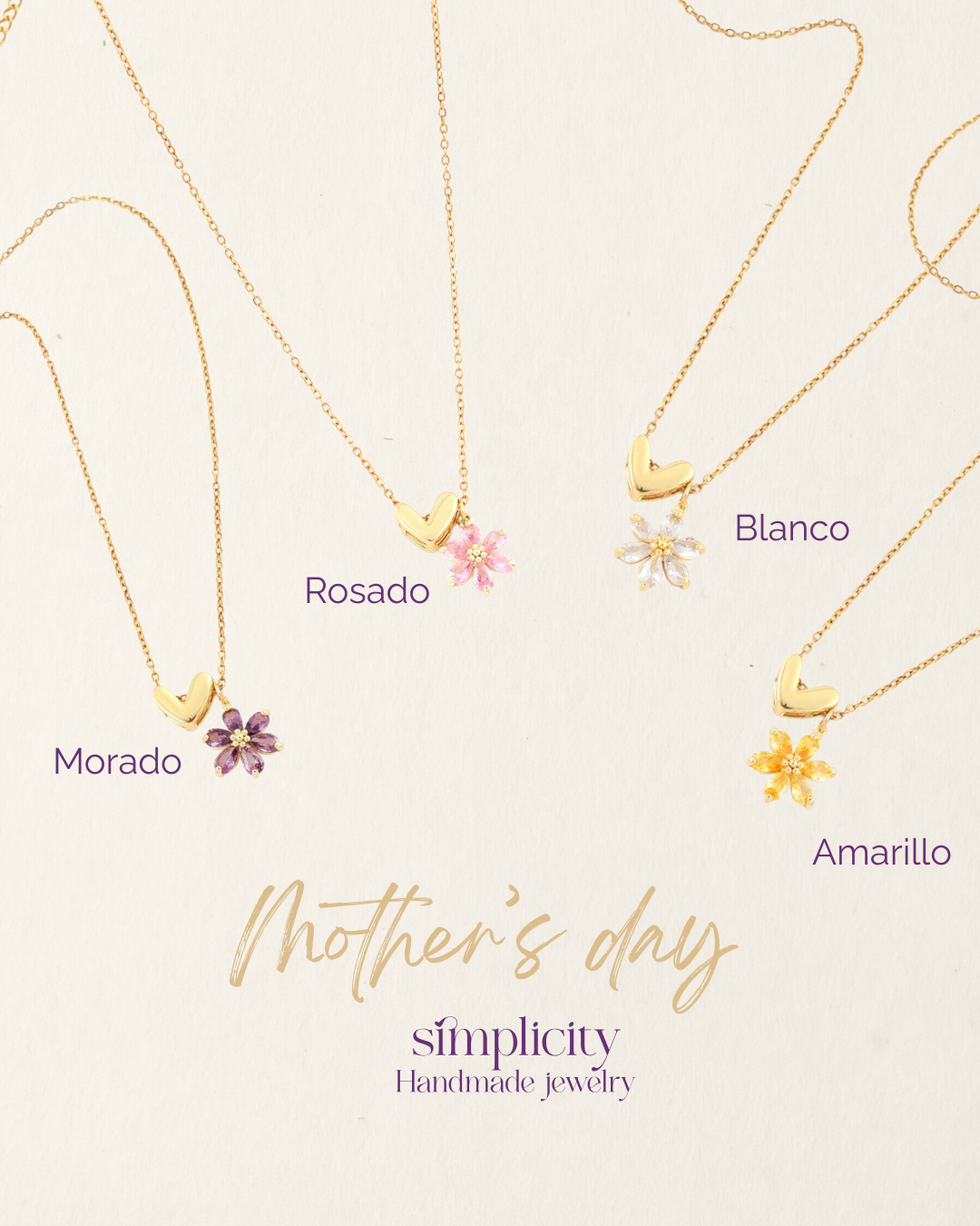 Mother’s day necklace 🌺