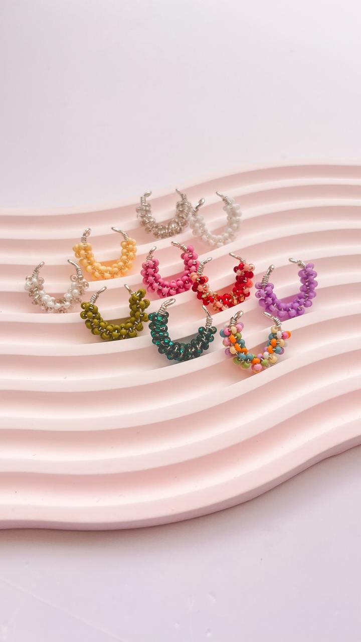 Earcuffs de mostacilla