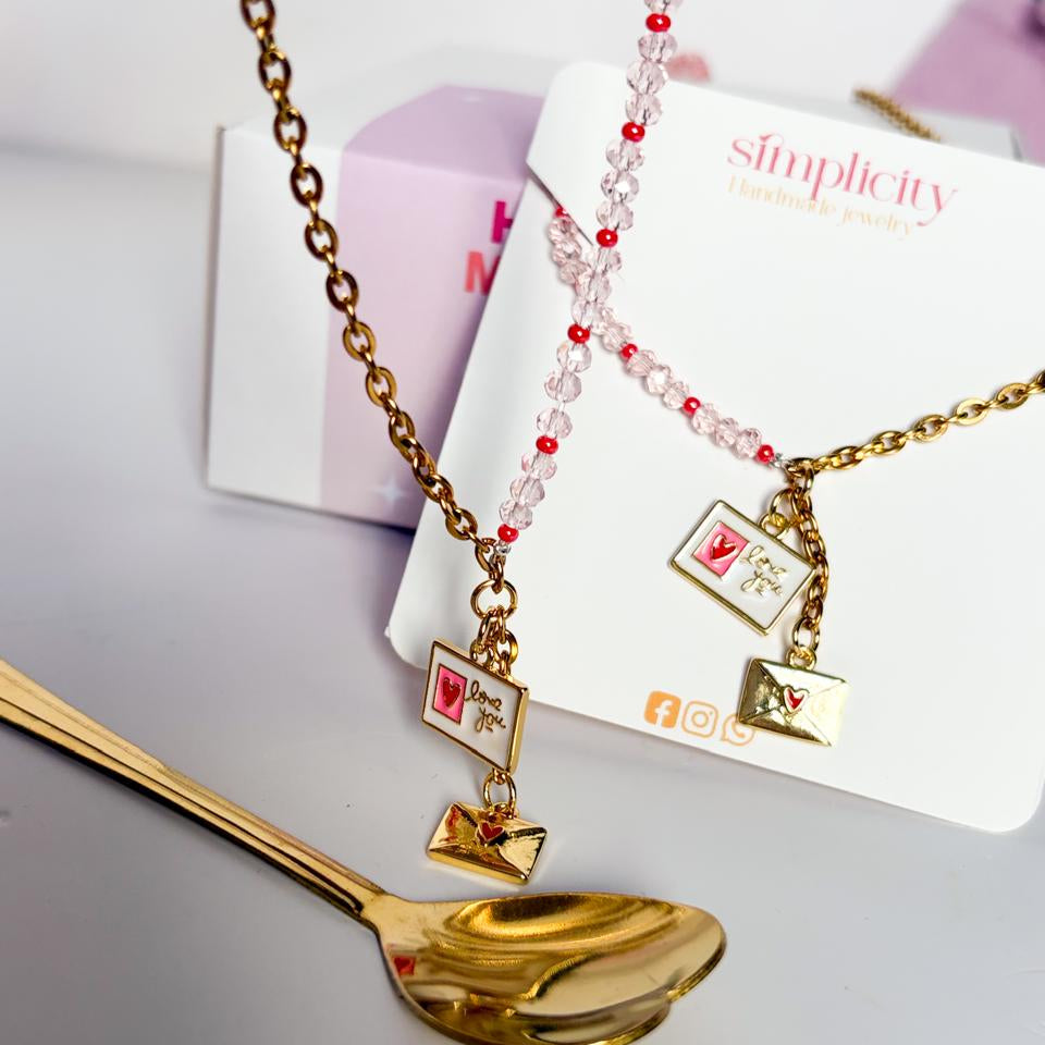 Love letters necklace 💌