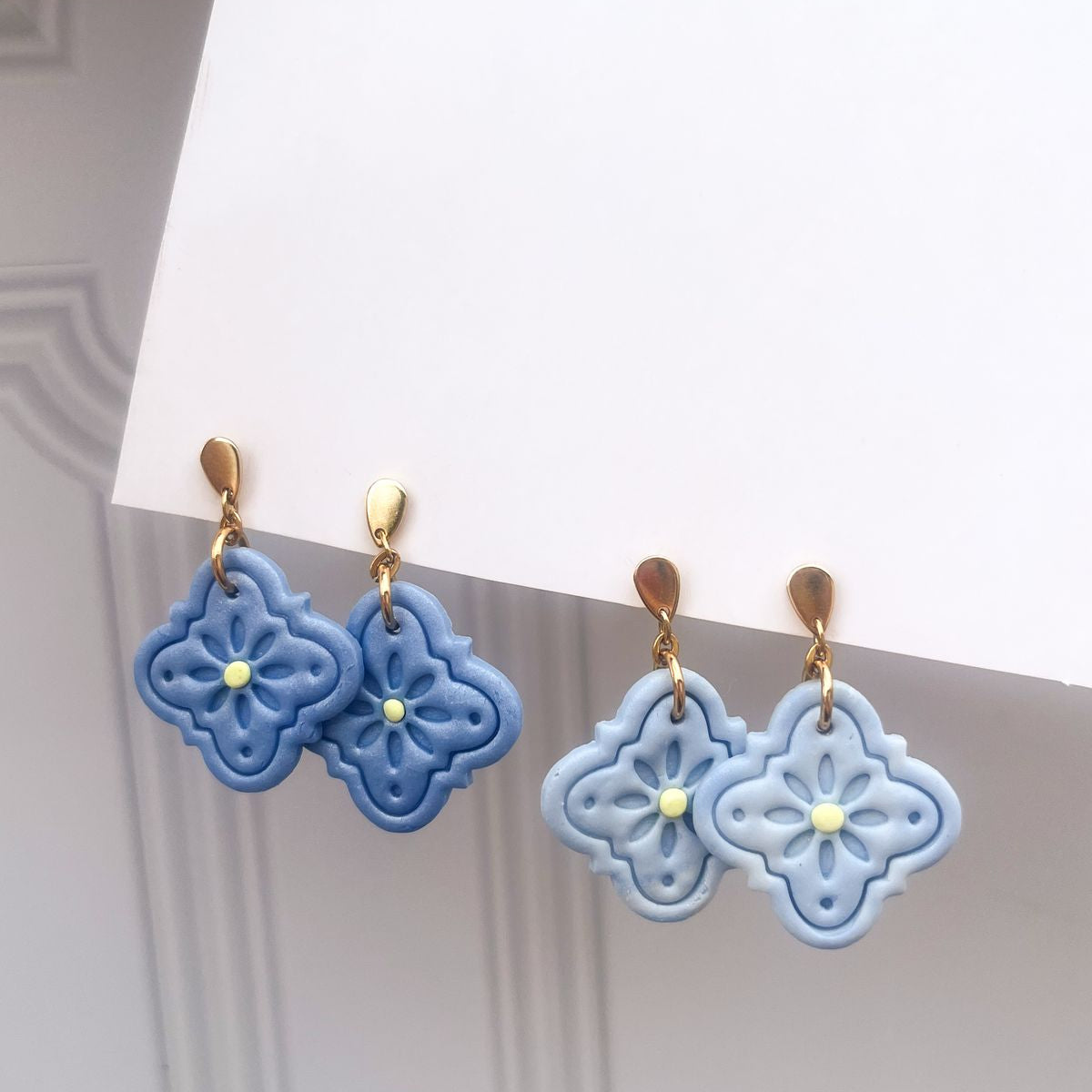 Maiolica earrings 🍋