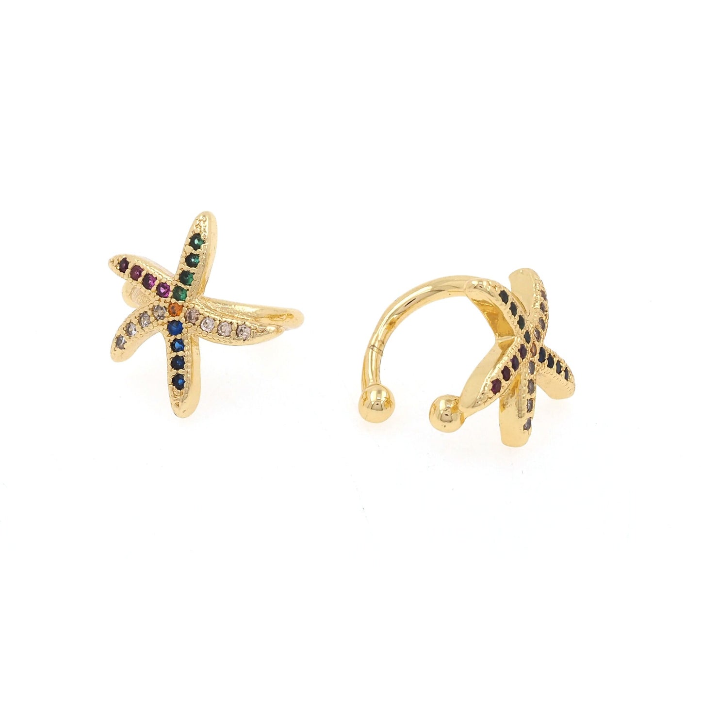 starfish earcuff